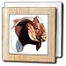Farm Animals - Boer Doe Goat Head - Tile Napkin Holders