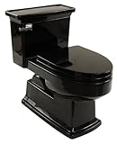 TOTO MS934214SF-51 Lloyd One Piece Toilet with Plastic SoftClose Seat SS214, Ebony