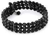 1928 Jewelry Vintage-Inspired Jet Black Beaded Bracelet