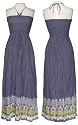 JFW Crinkled Tropical Print Maxi Dress