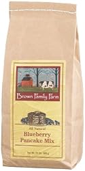 Brown Family Pancake Mix, Blueberry, 24-Ounce Bag (Pack of 4)