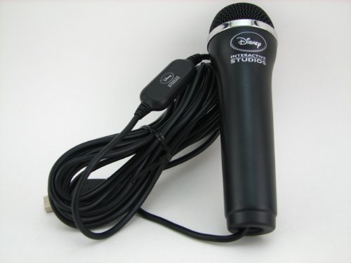 Disney USB Microphone - for Sing It, High School Musical, and others [ works on all systems PS2/PS3/XBOX 360/Wii/PC]