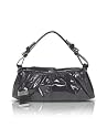 Francesco Biasia Patent - Calf Leather Baguette Bag Black