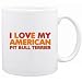 New  I Love My American Pit Bull Terrier  Mug Dog