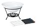 Kitchen & Housewares : Trudeau Sundial Chocolate Fondue 7 Piece Set