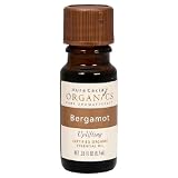 Aura Cacia Pure Aromatherapy Essential Oil, Certified Organic, Bergamot, Uplifting, 0.33-Ounces  (Pack of 2)