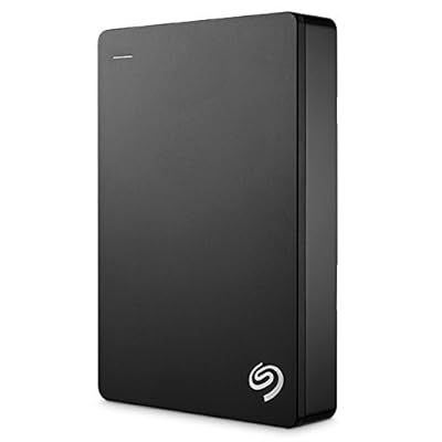 Seagate Backup Plus Slim 5TB Portable External Hard Drive (Black)