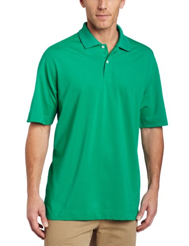 Callaway Men's Solid Polo Short Sleeve Shirt,Parakeet,X-Large