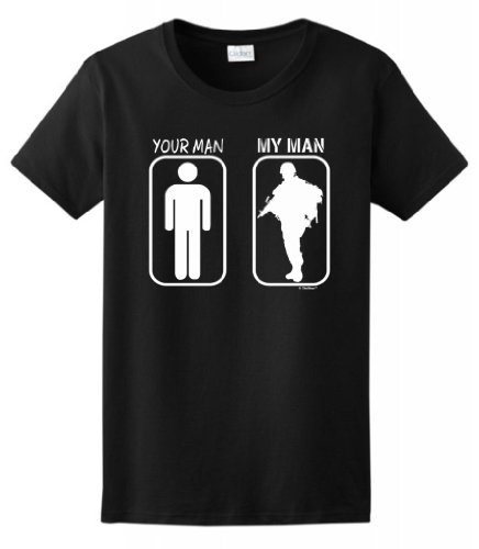 Your Man My Man Ladies T-Shirt