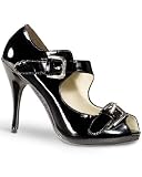 Peep-toe pump