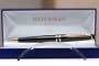 Waterman Expert II Black Lacquer Gold Trim Retractable Ballpoint Pen, 20021W