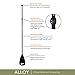 Stand Up Paddle - 3-Piece Adjustable SUP Paddle. Super Paddles - Alloy Series Sport - Aluminum Shaft, Nylon Blade