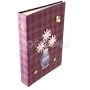 Kleer-Vu Photo Album, Kate Summer Collection, Pink, Holds 300 4" x 6" Photos, 3 Per Page.