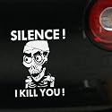Silence I Kill you Autoaufkleber Achmed the Dead Terrorist