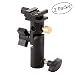 Fotga 2 Pack Camera Flash Speedlite Mount Swivel Light Stand Bracket with Umbrella Reflector Holder for Camera DSLR Nikon Pentax Olympus DSLR Flashes Studio Light LED Light