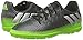 adidas Performance Kids' Messi 16.3 Turf Soccer Shoe (Little Kid/Big Kid), Dark Grey/Metallic Silver/Neon Green, 2.5 M US Little Kid