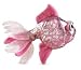 Lil'Kinz Mini Plush Stuffed AnimalPink Glitter Fish