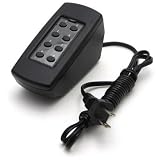 UPB Standard Tabletop Controller, 8 Oval Buttons, Black