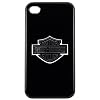 Fuse Harley Davidson Hard Case for iPhone 4 - AT&T and Verizon - 1 Pack - Retail Packaging - Black with Silver