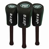NFL New York Jets Mesh Barrel Headcover - Set of Three