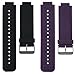 SnowCinda 2PCS Silicone Bands Replacement Watch Bands for Garmin Vivoactive
