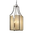 Minka Clart&eacute; 4 Light Pendant in Patina Iron 4394-573