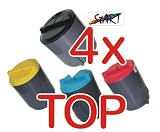 Start-Europe - 4 x kompatible Toner je 1 x - black - cyan - magenta - yellow - fuer Samsung CLP-300 CLP-300N CLX-2160 CLX-2160N CLX-3160N CLX-3160FN - einfach wie bei den Orginalpatronen - 100% Füllstandsanzeige - Top Toner- Qualitäts Ersatzpatrone natürlich mit neuem Chip