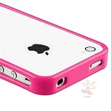 41ZkmaVEOLL. SL160  Everydaysource For Apple iPhone 4/4S Bumper TPU Case, Pink Shinny
