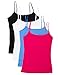 4 Pack Active Shelf Bra Cami Set Cotton Spandex