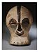A Superb Songye Mask, Kifwebe,Whitened with Kaolin, Belgian Congo Stretched Canvas Poster Print