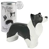 My Pedigree Pals Figurine in Money Box Tin - Border Collie