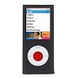 Premium Black Silicon Rubber Skin for the Apple Ipod Nano 4G 4th Generation