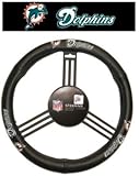 Fremont Die Miami Dolphins Steering Wheel Cover