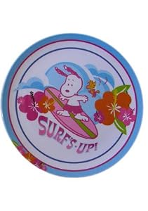 Peanuts Snoopy Plate - Surf's Up!