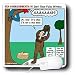 Rich Diesslins Funny Ten Commandments Cartoons - Ten Commandments 9 Dont Bear False Witness - Mouse Pads