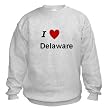 I LOVE DELAWARE - State-series - Light Grey Sweatshirt