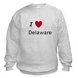 I LOVE DELAWARE - State-series - Light Grey Sweatshirt