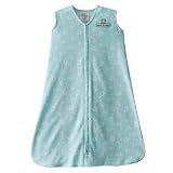 HALO SleepSack 100% Cotton Wearable Blanket, Turquoise Animal, Large