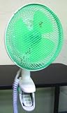 カツデン クリップ式扇風機 18cm グリーン KCF-180GR の評価・レビュー