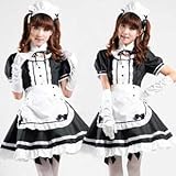 ふんわりキュートなメイド服 パニエ付スカート Mサイズ
