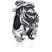 Pandora 790544 - Abalorio de mujer de plata de ley, 1 cm