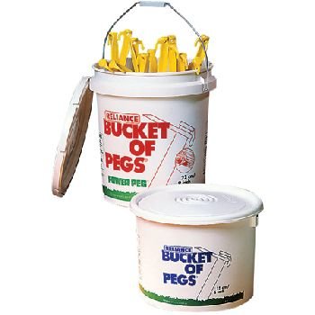 Reliance 120735 9in. Bucket of Pegs - 192 Pieces