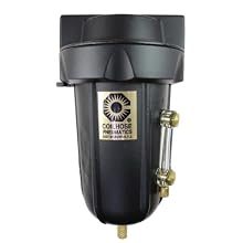 Coilhose Pneumatics 8826MD Heavy Duty Series Filter, 3/4-Inch Pipe Size with Metal Bowl and Sight Glass, and with Automatic Drain