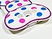 Samsung Galaxy S3 Case, Bastex Silicone 3D Bow Knot Case - Pink and Blue Dots with Purple Design For Samsung Galaxy S3, S III (i9300)
