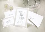 Wedding Invitation Sheer Elegance 50 Invitations Personalized Online