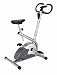 Carl Lewis Fitness Crosstrainer EM12X Magnetic Exercise Bike, Grau und Silber , 85x50.5x101
