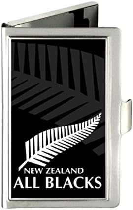 New Zealand All Blacks Rugby Custom Images Business Card Holder Name Case Stainless Box Case Good Gift