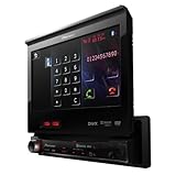 Pioneer AVH-6300BT 1-DIN Moniceiver ( 17,8 cm (7 Zoll) motorgetriebenes Display, AUX In, Bluetooth, SD-Kartenslots, USB 2.0) schwarz