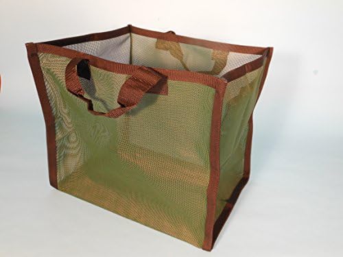 BetterBasket BB1-Forest Green One-Compartment Mesh Shopping, Travel &amp; Utility Basket