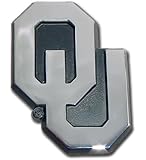 University of Oklahoma Chrome Metal Car Emblem